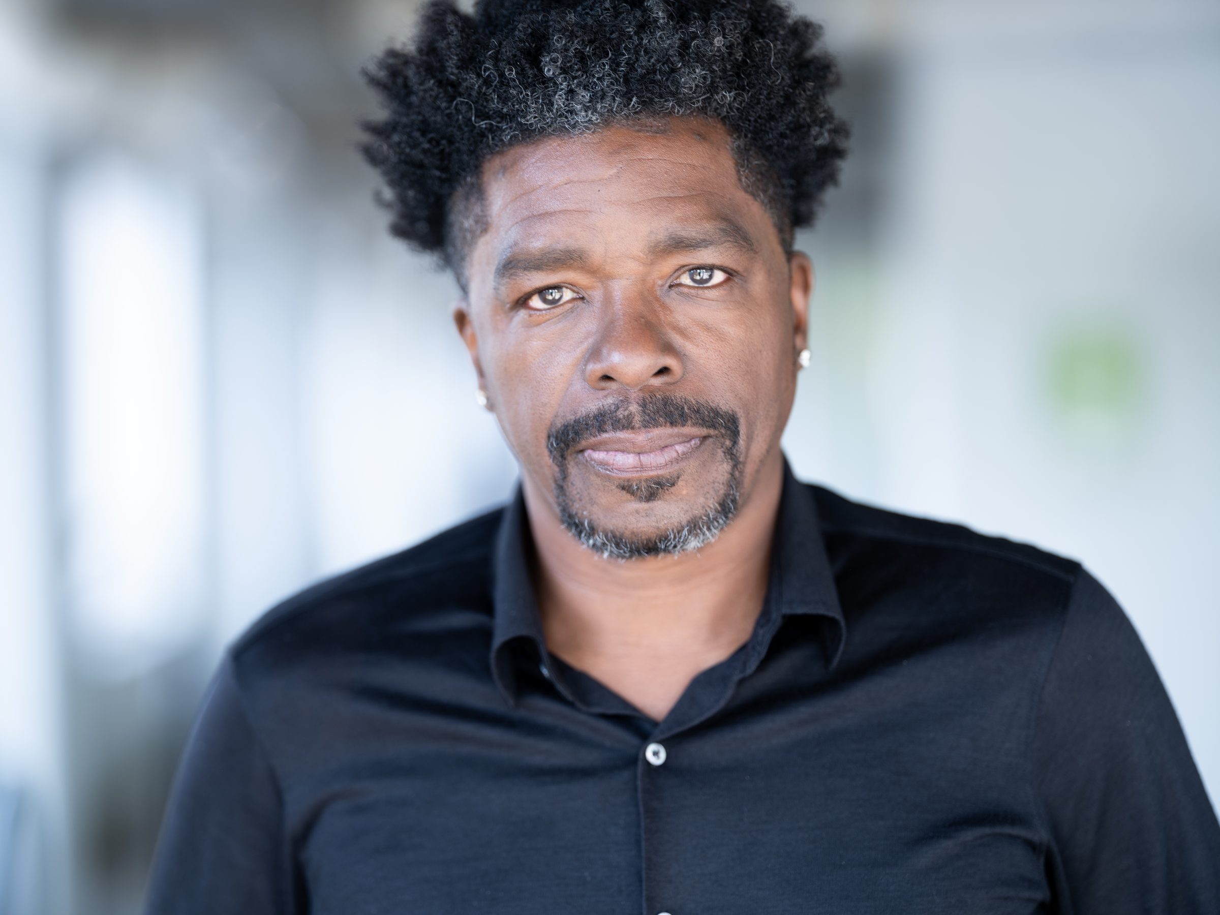 Dramatic actor headshot